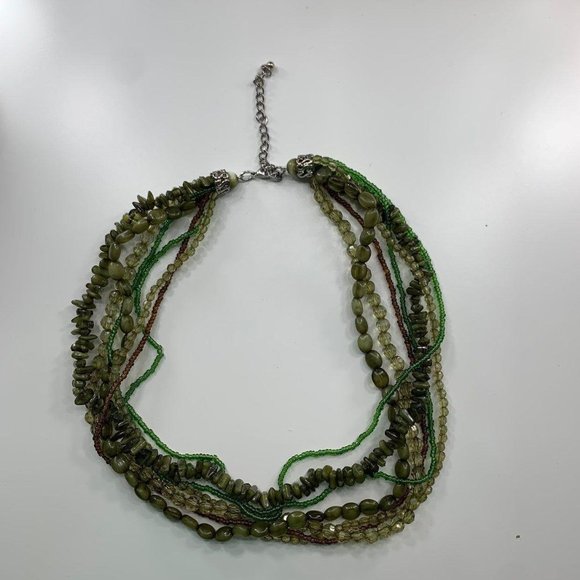 🥰Handmade Green Necklace - Picture 1 of 6